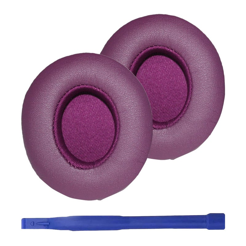Adhiper Solo3 Earpads Replacement, Ear Pads Cushions Compatible with Beats Solo 2 & Solo 3 Wireless On-Ear Headphones, Solo2 Solo3 Earpads with Soft Memory Foam & Protein Leather(Dark Purple) - Image 1